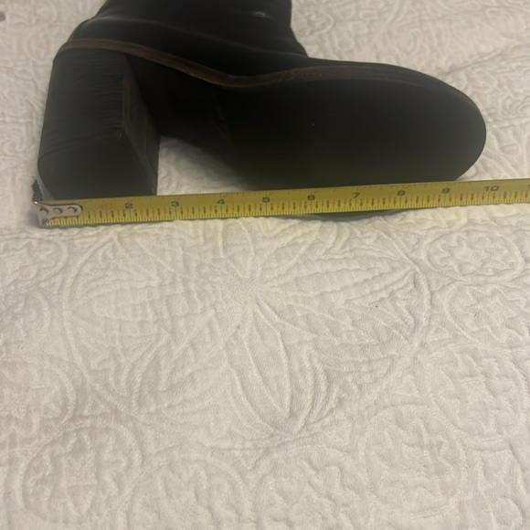 Marséll Moto style black leather booties with back zip closure in sz EU40.5 - Picture 15 of 16